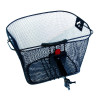 Кошик CITY BASKET BS001  front wheel SW швидкознімний,чорний з кріпленням BUCHEL